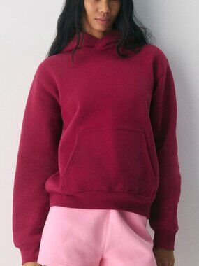 Aritzia Womens Burgundy Hoodie